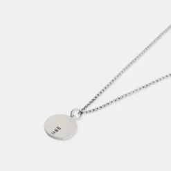 Silver Minimal Hallmark Necklace
