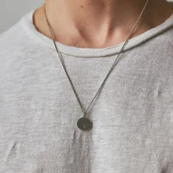 Silver Minimal Hallmark Necklace