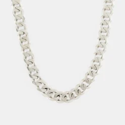 Silver 10mm Curb Chain