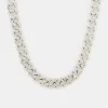 Silver 12mm Curb Chain