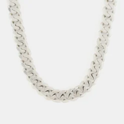 Silver 12mm Curb Chain