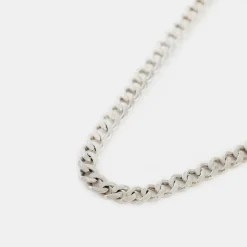 Silver 8mm Curb Chain