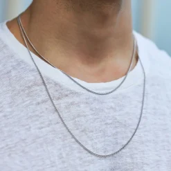 Silver Non Adjustable Chain