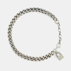 Silver Padlock Bracelet