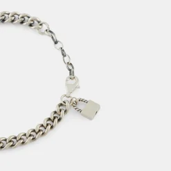 Silver Padlock Bracelet