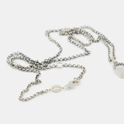 Silver Padlock Necklace