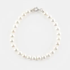 Silver Pearl Bracelet