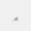 Silver Pearl Stud Earring