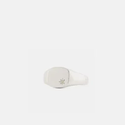 Silver Peridot Birthstone Ring