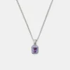 Silver Purple Blush Necklace - Limited Edition
