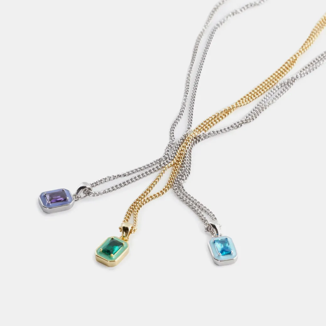 Silver Purple Blush Necklace - Limited Edition