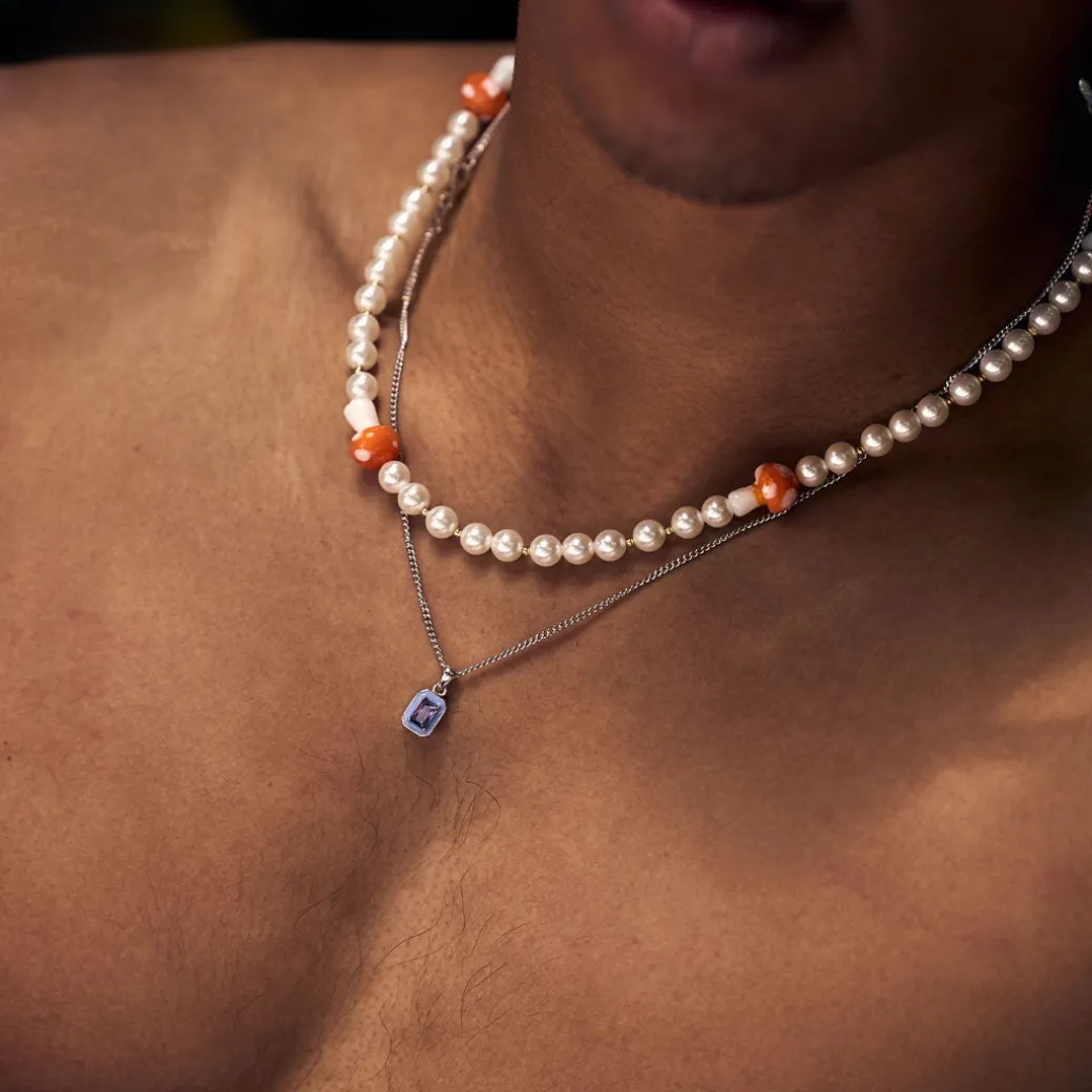 Silver Purple Blush Necklace - Limited Edition