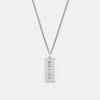 Silver Razor Necklace