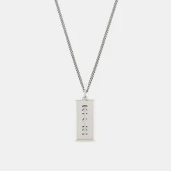 Silver Razor Necklace