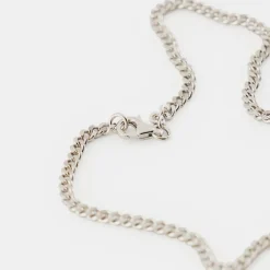 Silver Rhodium Diamond Cut Chain
