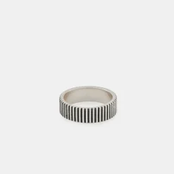 Silver Ridge Band Ring