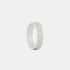 Silver Rivet Ring