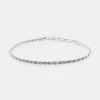 Silver Rope Bracelet