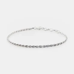 Silver Rope Bracelet
