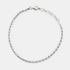 Silver Rope Bracelet