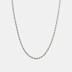 Silver Rope Necklace