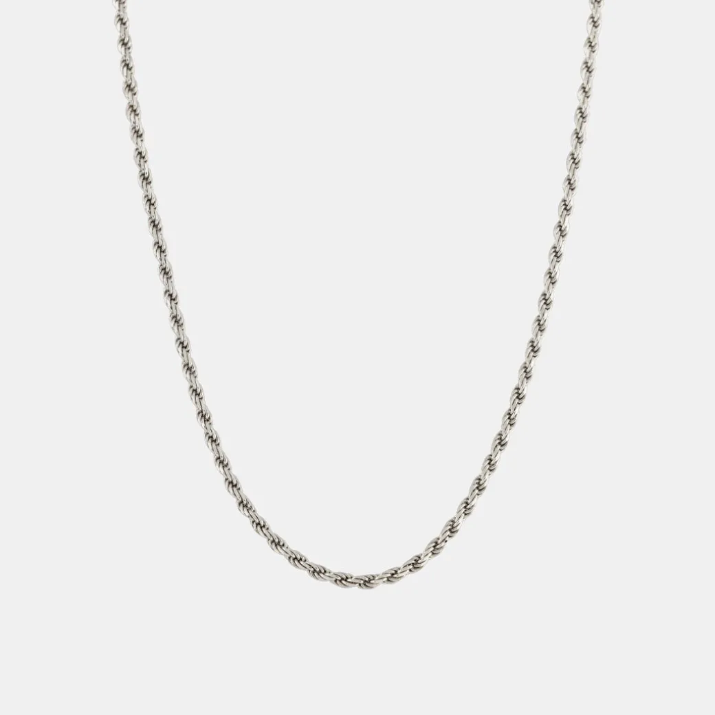 Silver Rope Necklace