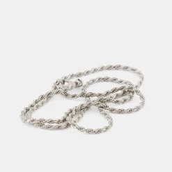 Silver Rope Necklace