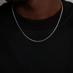 Silver Rope Necklace