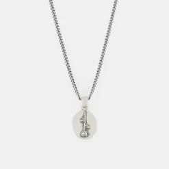 Silver Rose Necklace