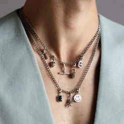 Silver Smiley Pendant