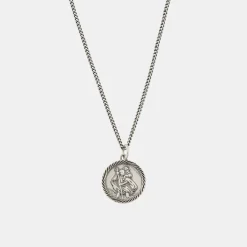 Silver St Christopher Necklace