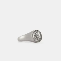 Silver St Christopher Ring