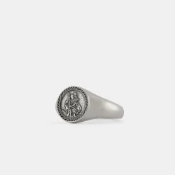 Silver St Christopher Ring