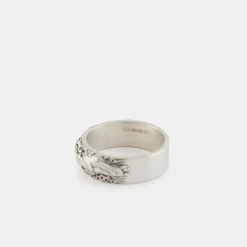 Silver Statue Band Ring