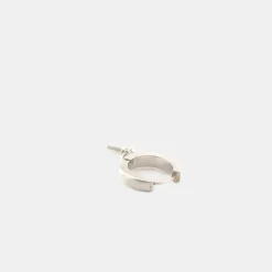 Silver T-Bar Earring
