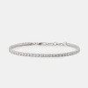 Silver Tennis Chain Bracelet