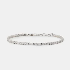 Silver Tennis Chain Bracelet