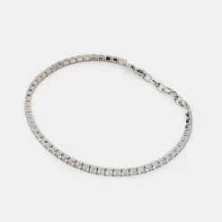 Silver Tennis Chain Bracelet