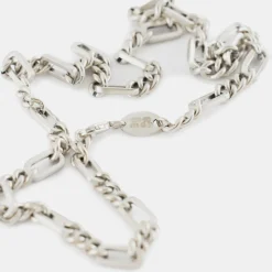 Silver Track Chain Necklace