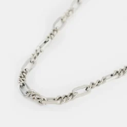 Silver Track Chain Necklace