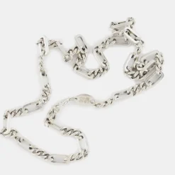 Silver Track Chain Necklace