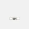 Silver Trademark Band Ring