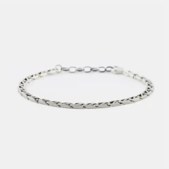 Silver Trademark Chain Link Bracelet