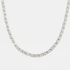 Silver Trademark Chain Link Necklace