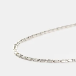 Silver Trademark Chain Link Necklace