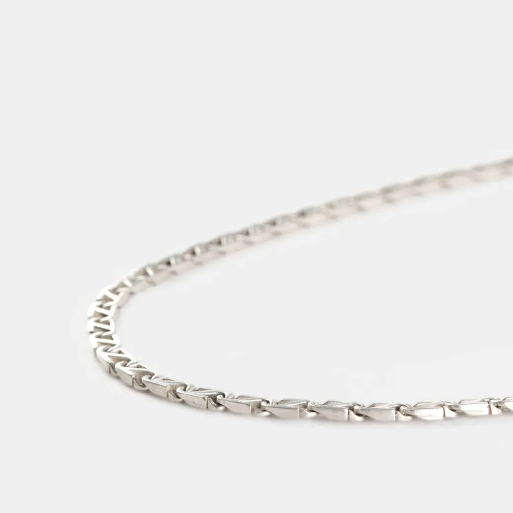 Silver Trademark Chain Link Necklace
