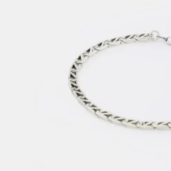 Silver Trademark Chain Link Bracelet