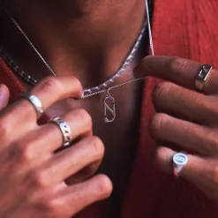Silver Trademark Necklace