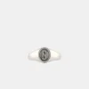 Silver Trademark Signet Ring