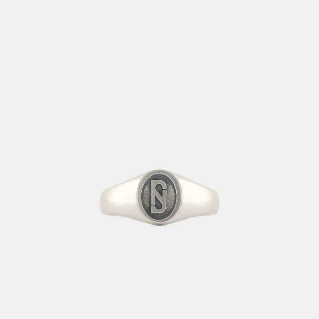 Silver Trademark Signet Ring